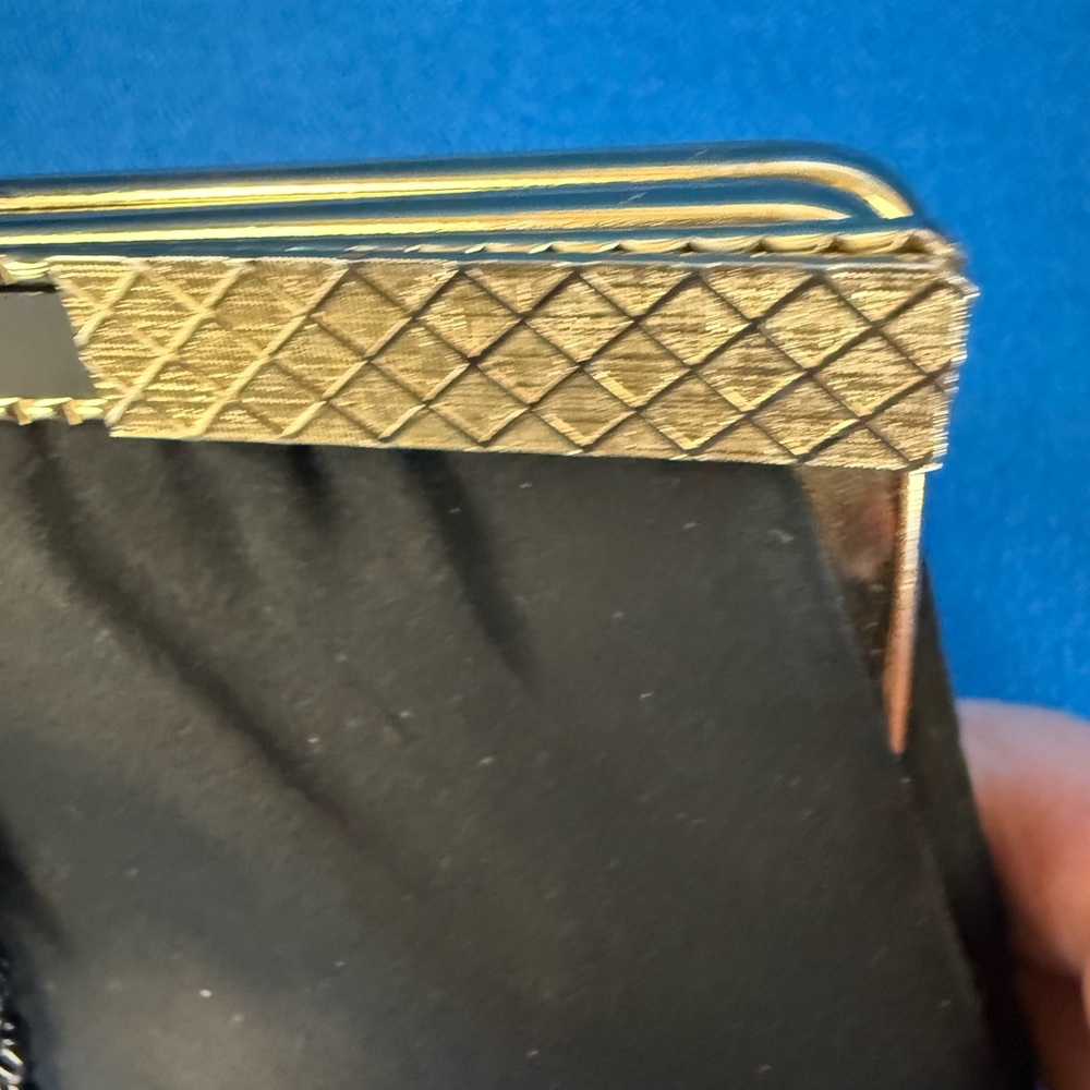After Five Vintage Black & Gold Evening Bag - Picture 8 of 11
